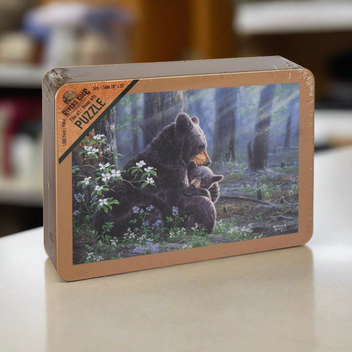 Jigsaw Puzzle in Tin 1000 Piece - Bear Scene