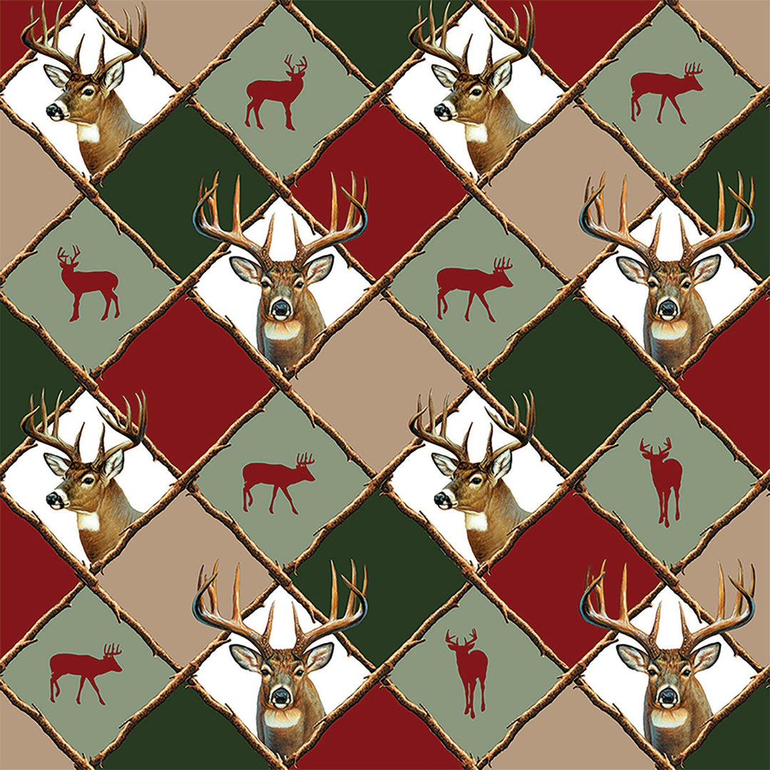 Gift Wrap - Deer Assortment (Minimum 36 per Display)