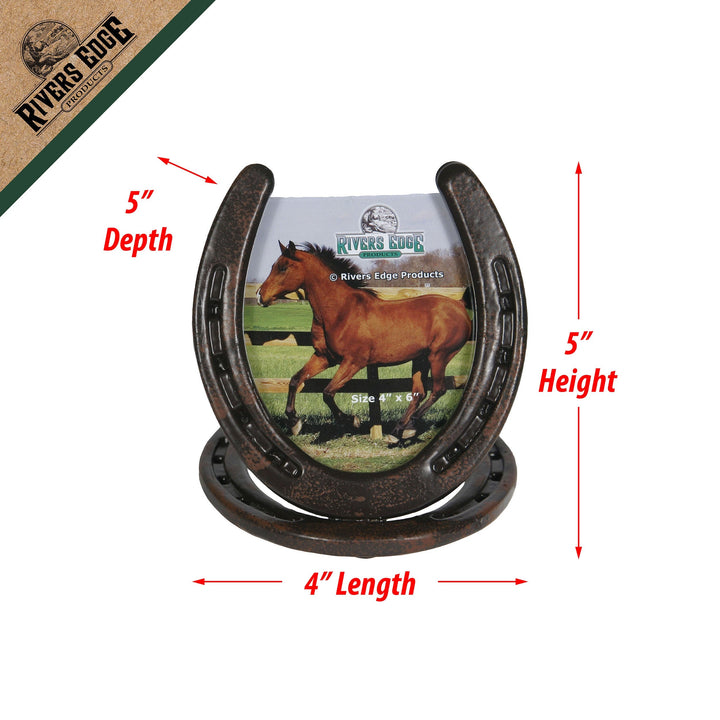 Picture Frame 4-Inch x 6-Inch - Horseshoe