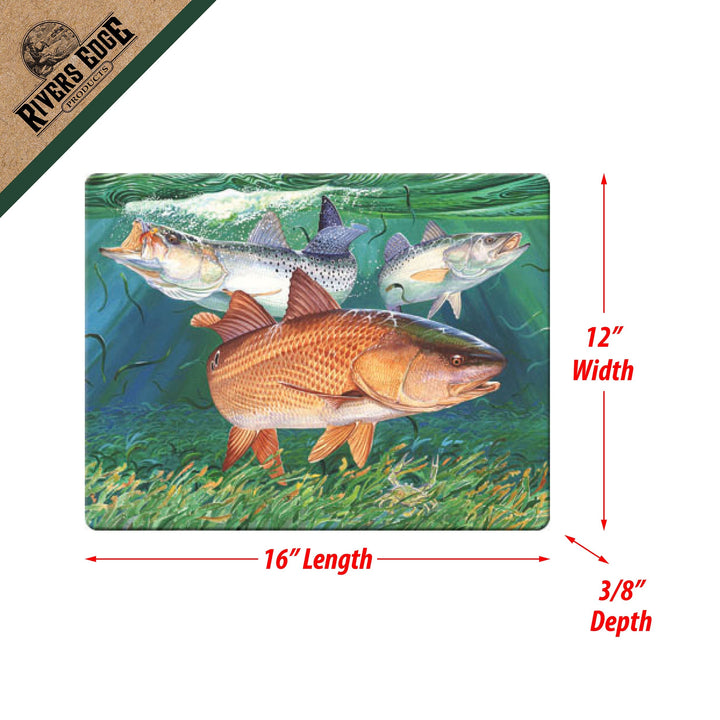 Cutting Board 12in x 16in - Redfish