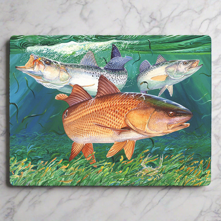 Cutting Board 12in x 16in - Redfish