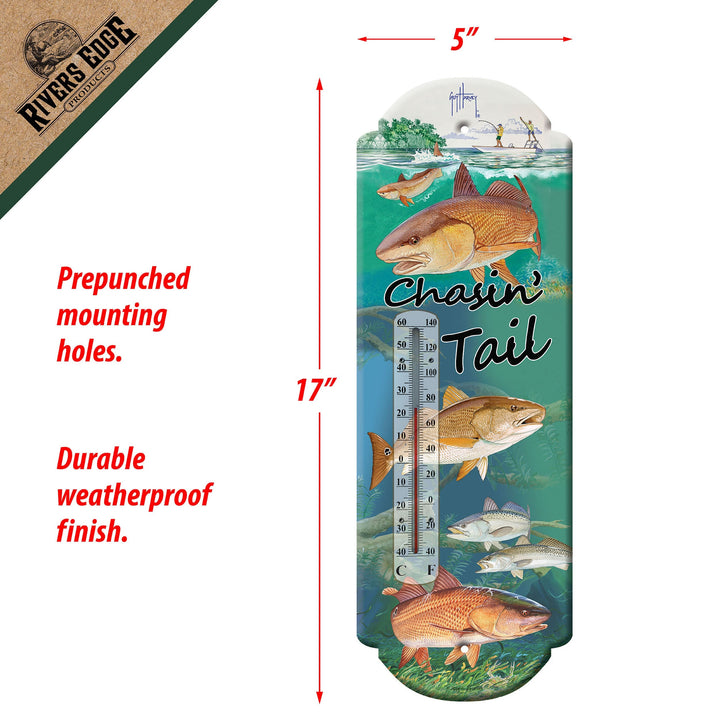 Tin Thermometer - Redfish