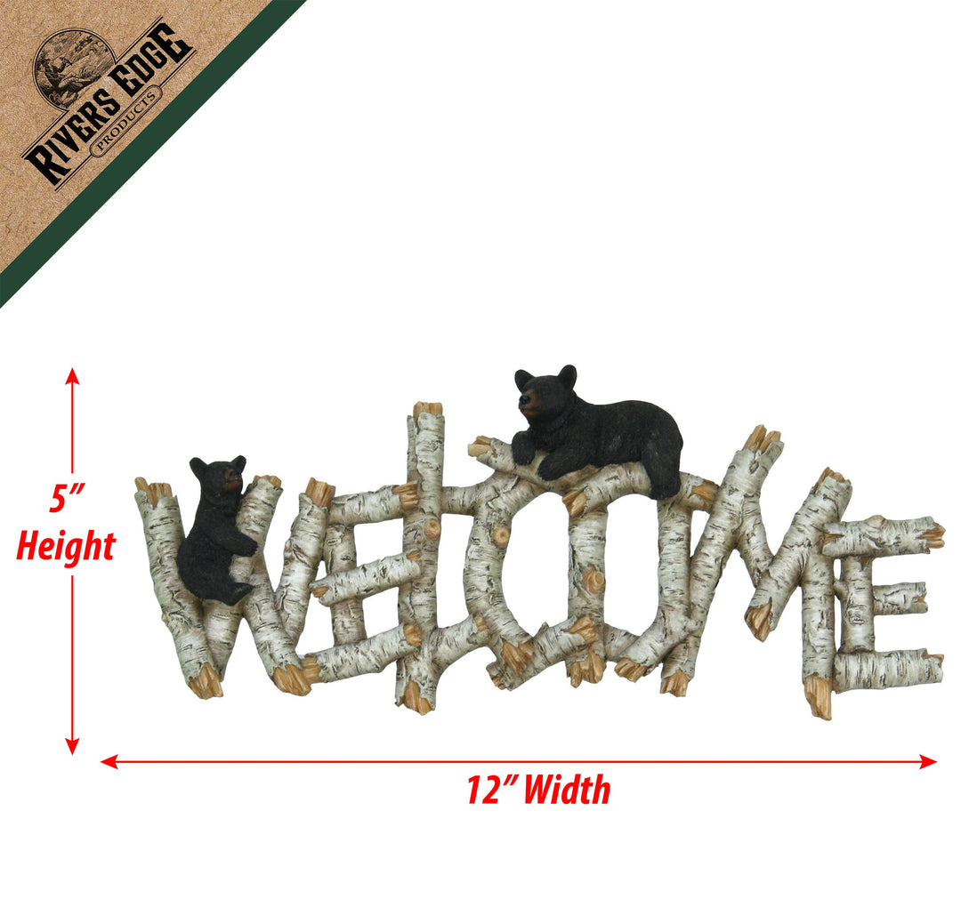 Welcome Plaque - Birch Bear