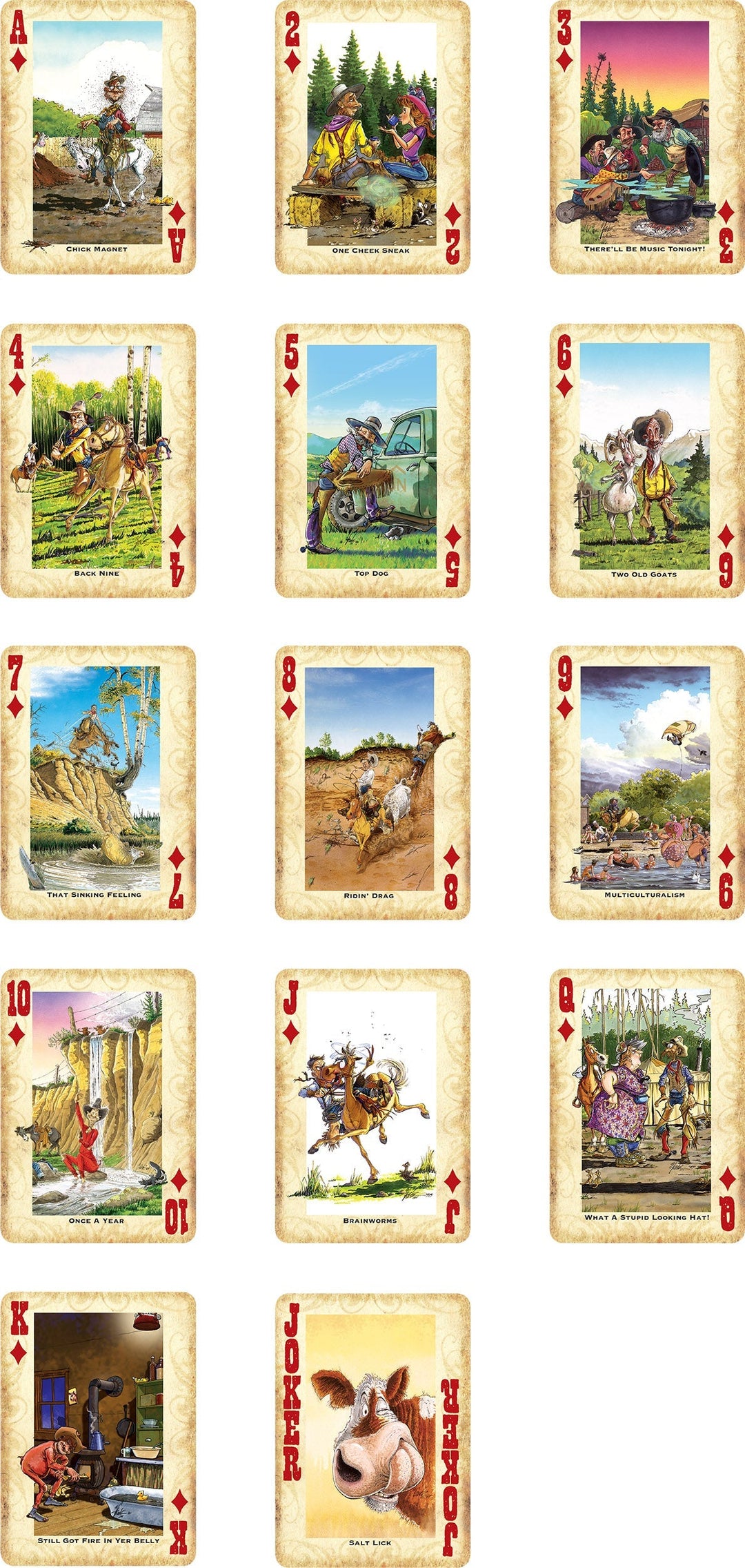 Playing Cards - The Wild West