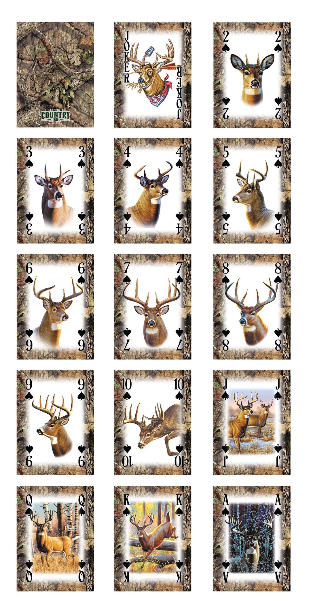 Playing Cards - Mossy Oak Deer