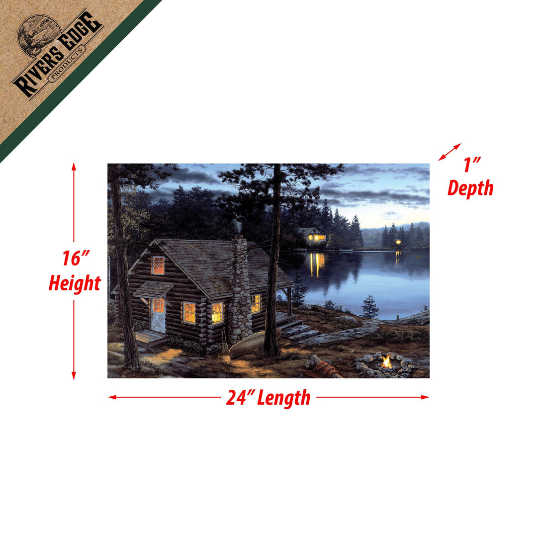 LED Art 24-inches by 16-inches - Cabin Reward