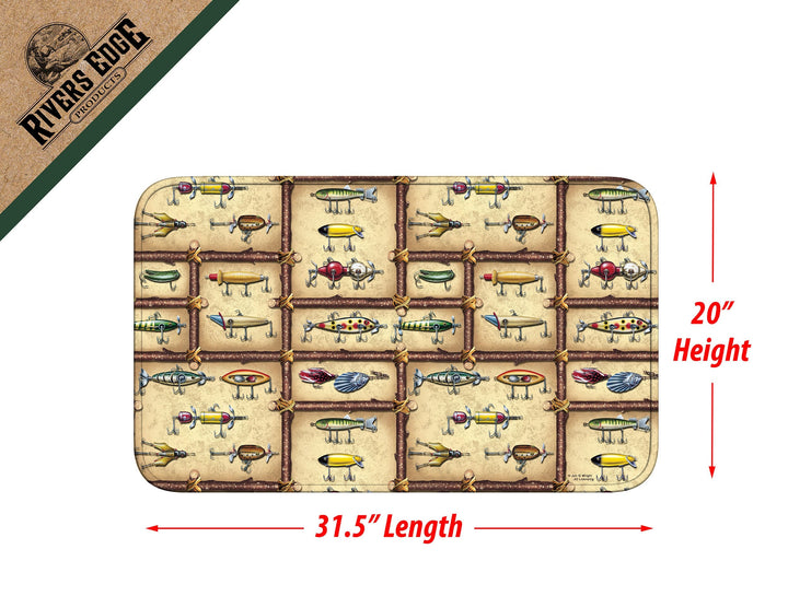 Memory Foam Mat - Antique Lure