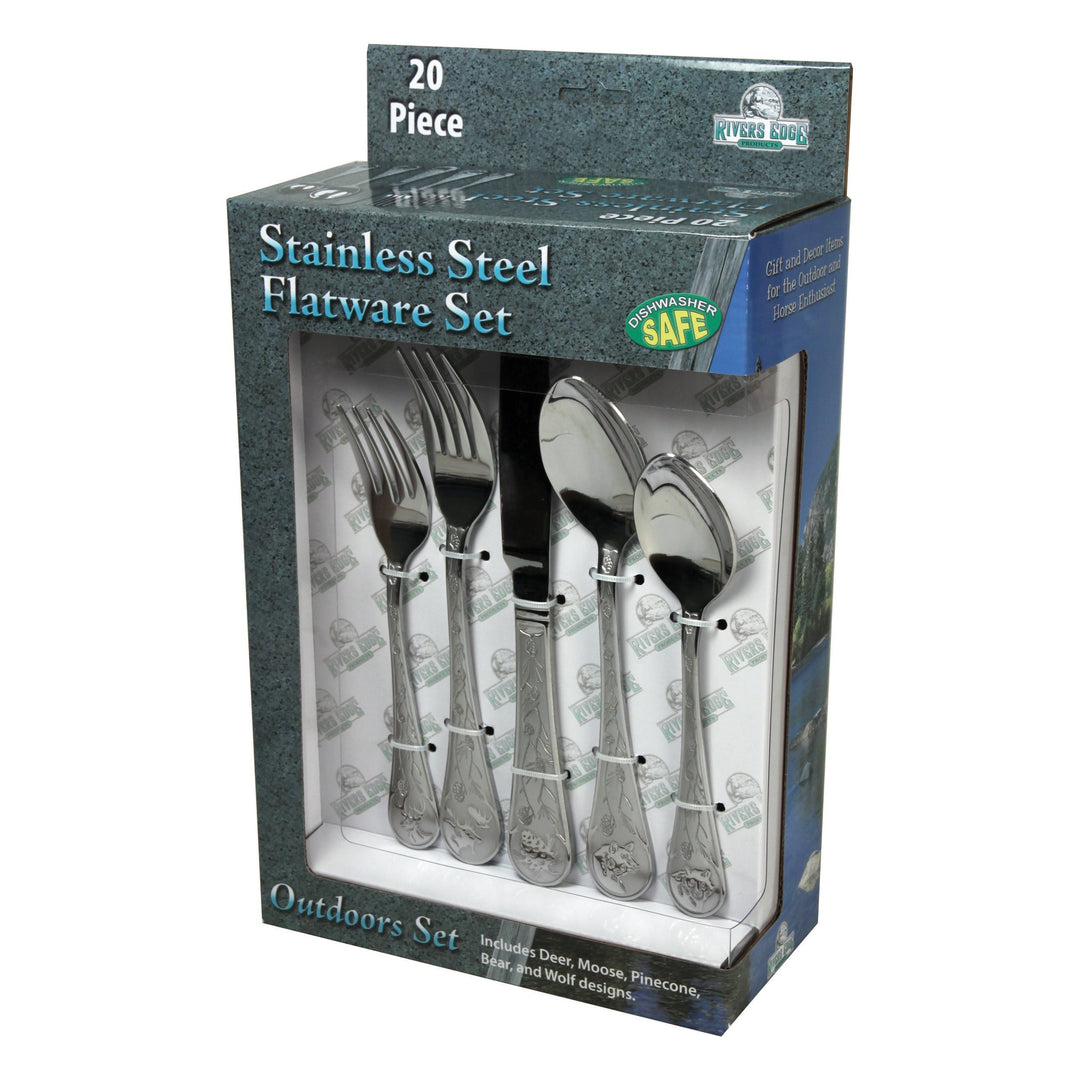 Flatware Set 20-Pc Stainless Steel