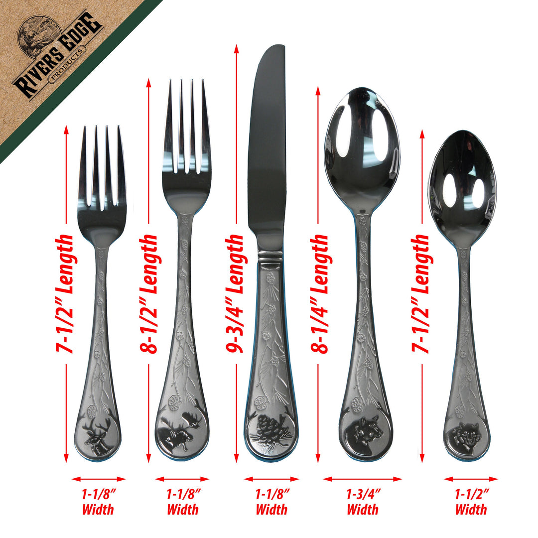 Flatware Set 20-Pc Stainless Steel