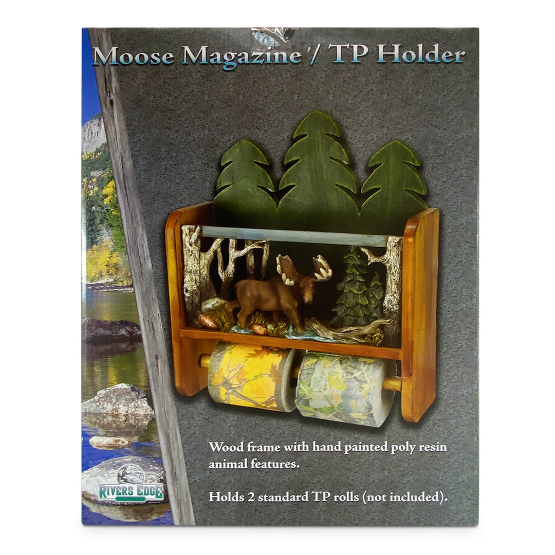 Magazine Rack TP Holder - Moose