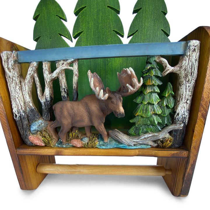 Magazine Rack TP Holder - Moose