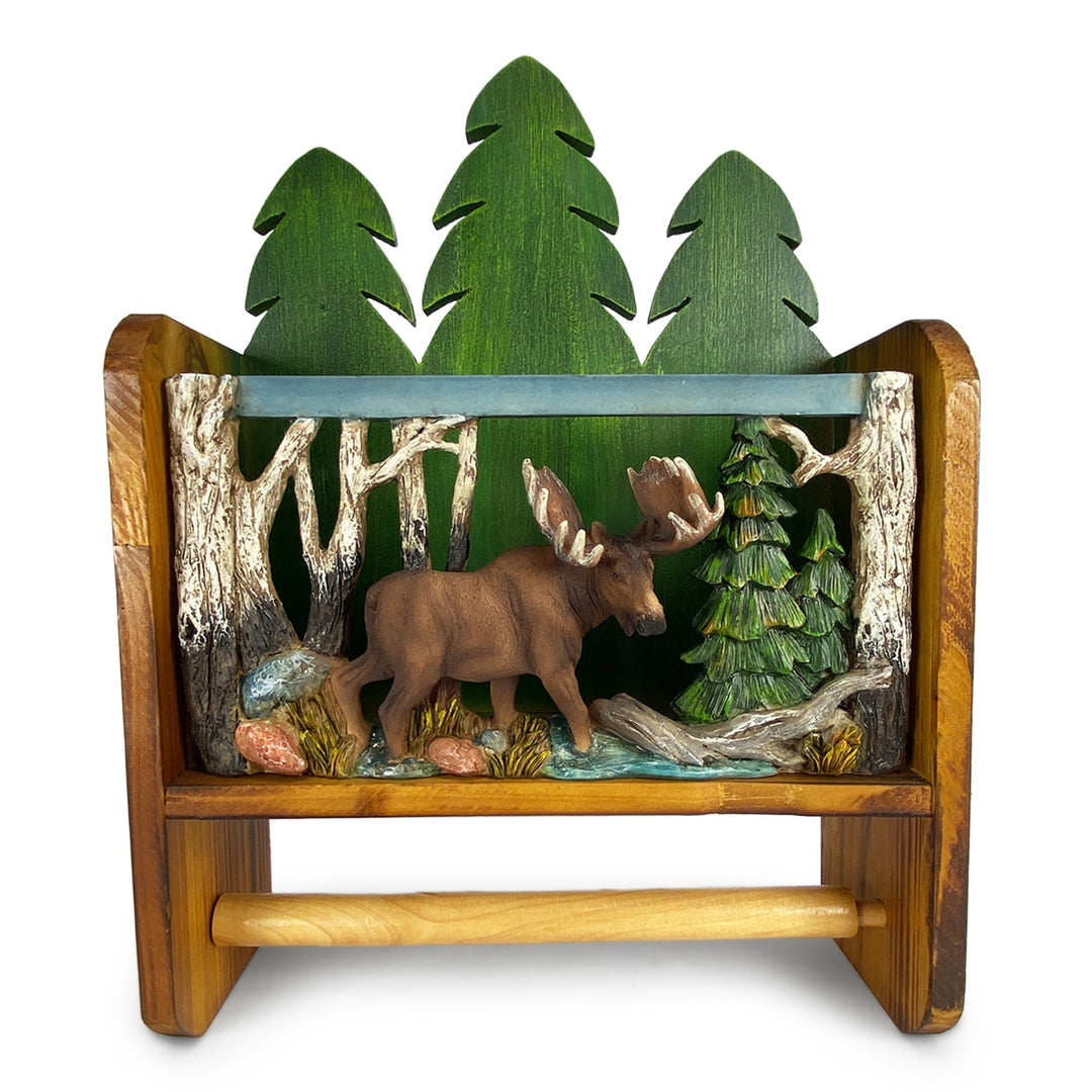 Magazine Rack TP Holder - Moose