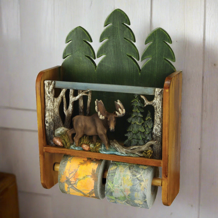 Magazine Rack TP Holder - Moose