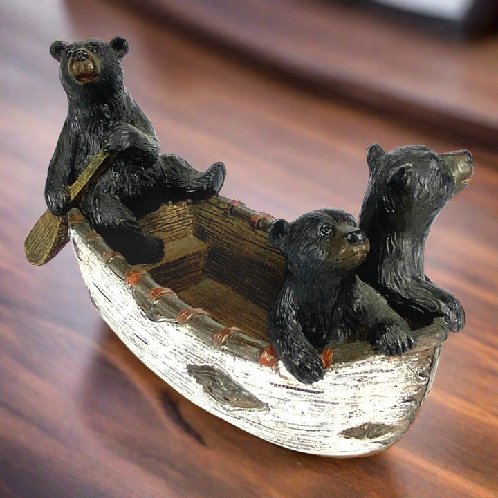 Coaster Set - Bears in Boat