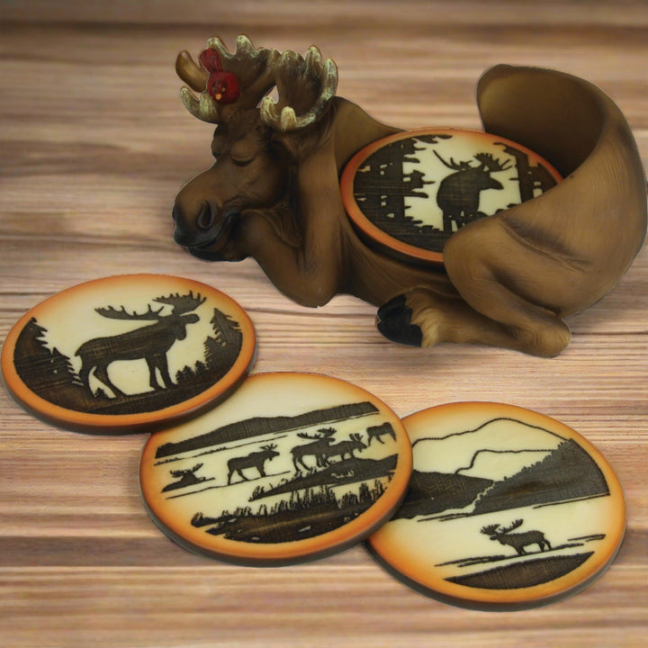 Coaster Set - Moose