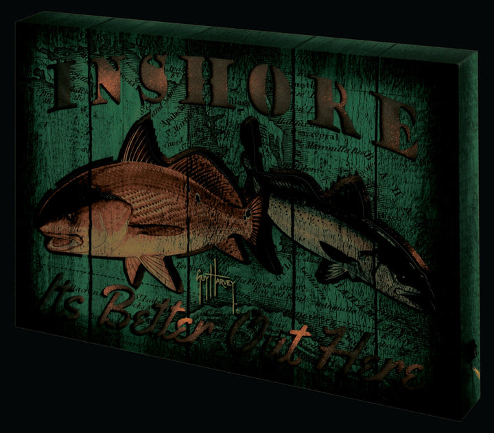 Wall Sign LED - Guy Harvey Inshore