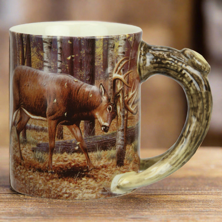 Ceramic Mug 3D 15oz - Deer Scene