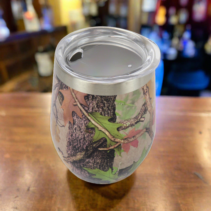 Wine Glass Stemless Camo