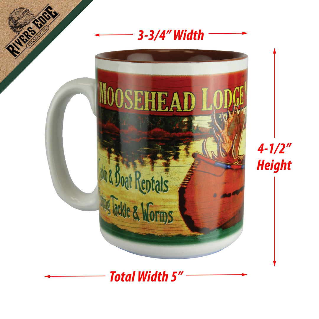 Ceramic Mug 16oz - Moosehead Lodge