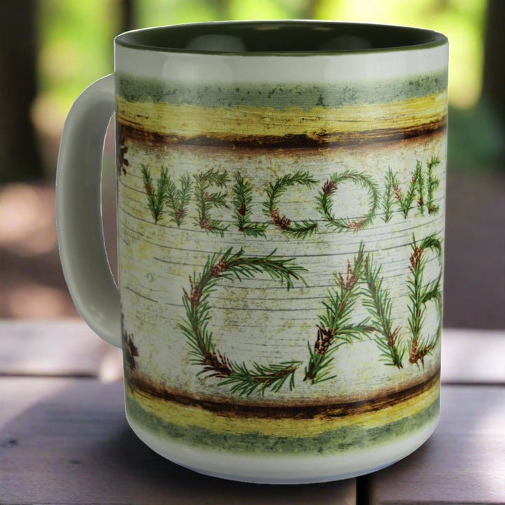 Ceramic Mug 16oz - Welcome to the Cabin