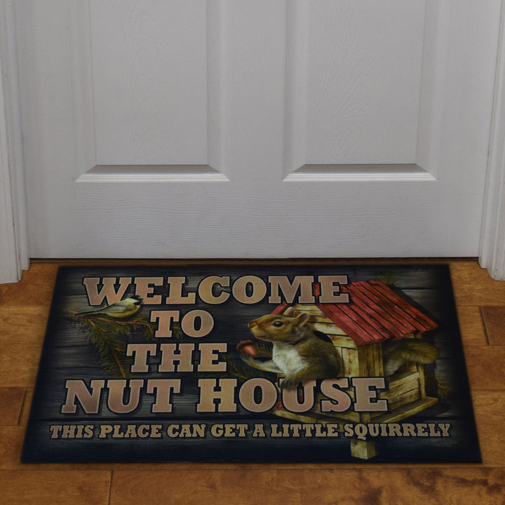 Door Mat Rubber 26-inches by 17-inches - Nut House