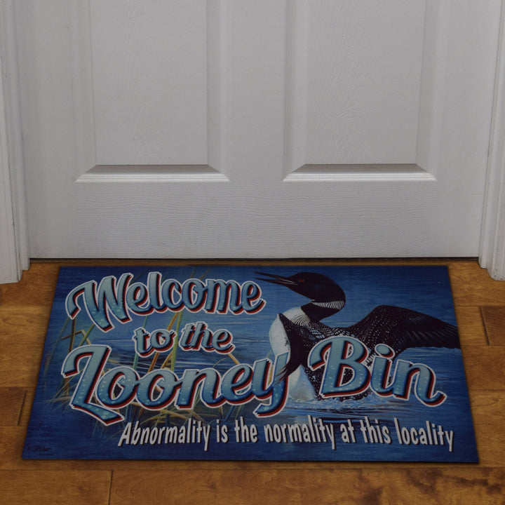 Door Mat Rubber 26-inches by 17-inches - Looney Bin