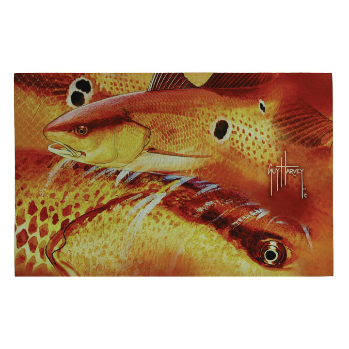 Door Mat Rubber 26-inches by 17-inches - Guy Harvey Redfish