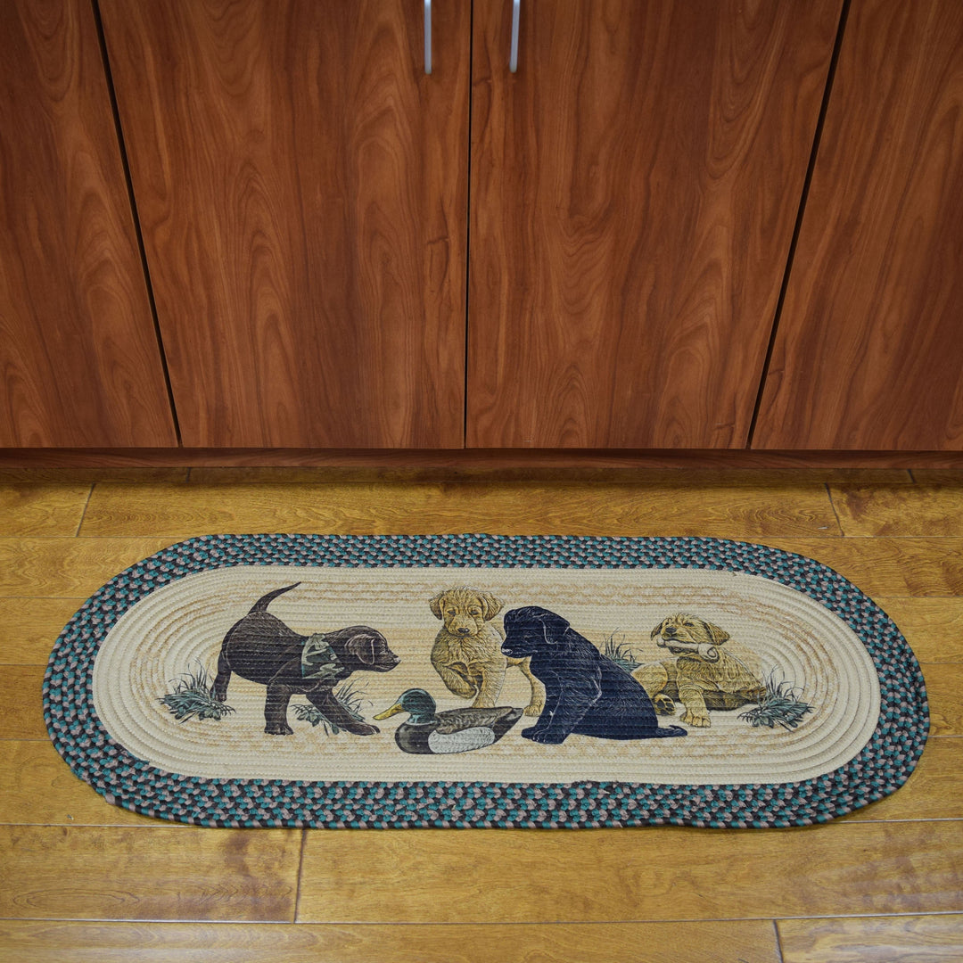 Braided Rug 48-inch Oval - Labs