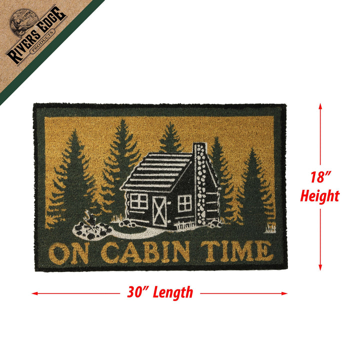 Coir Door Mat 30in x 18in - On Cabin Time