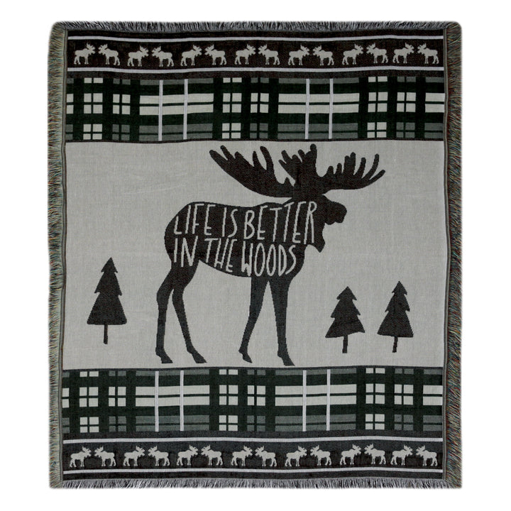 Tapestry Throw 50in x 60in - Moose