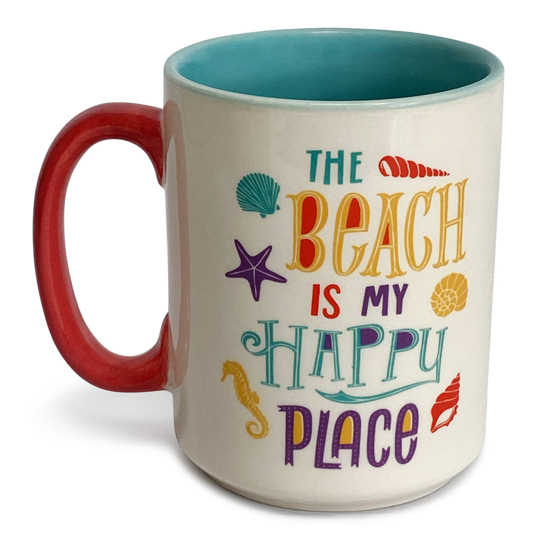 Ceramic Mug 16oz - Beach Happy