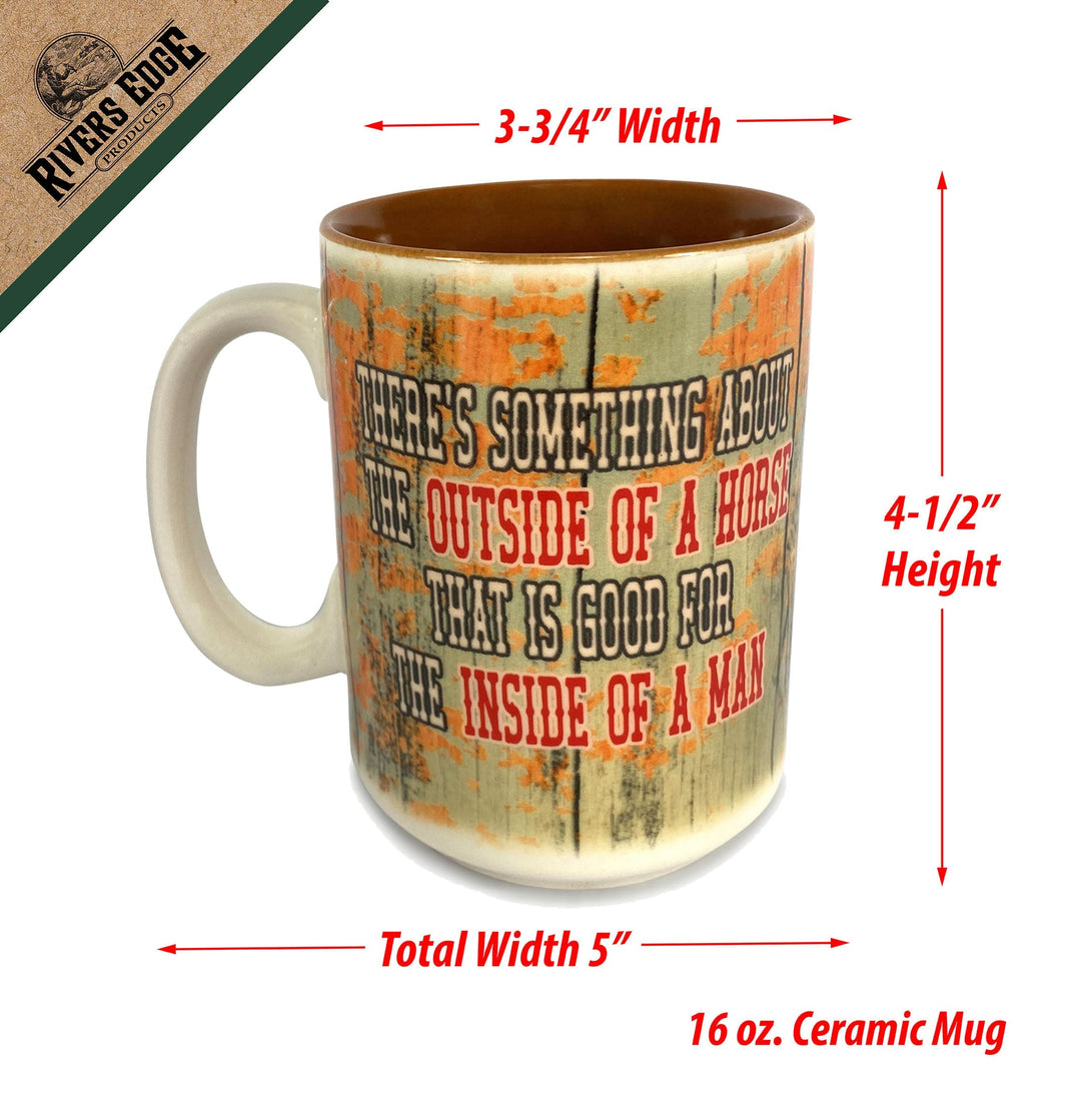 Ceramic Mug 16oz - Outside of a Horse