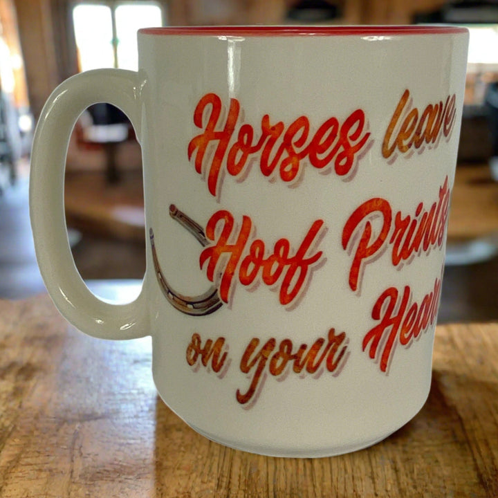 Ceramic Mug 16oz - Hoof Prints