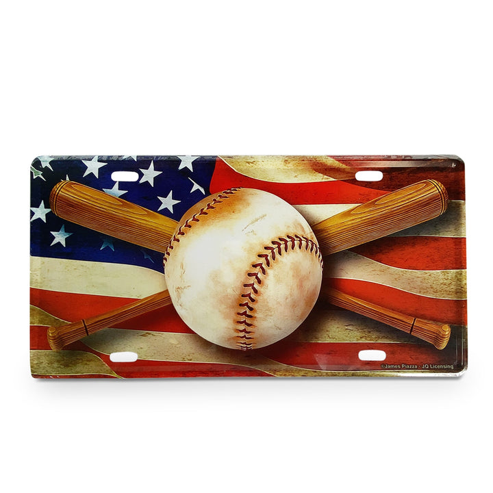 Vanity License Plate 12in x 6in - American Baseball