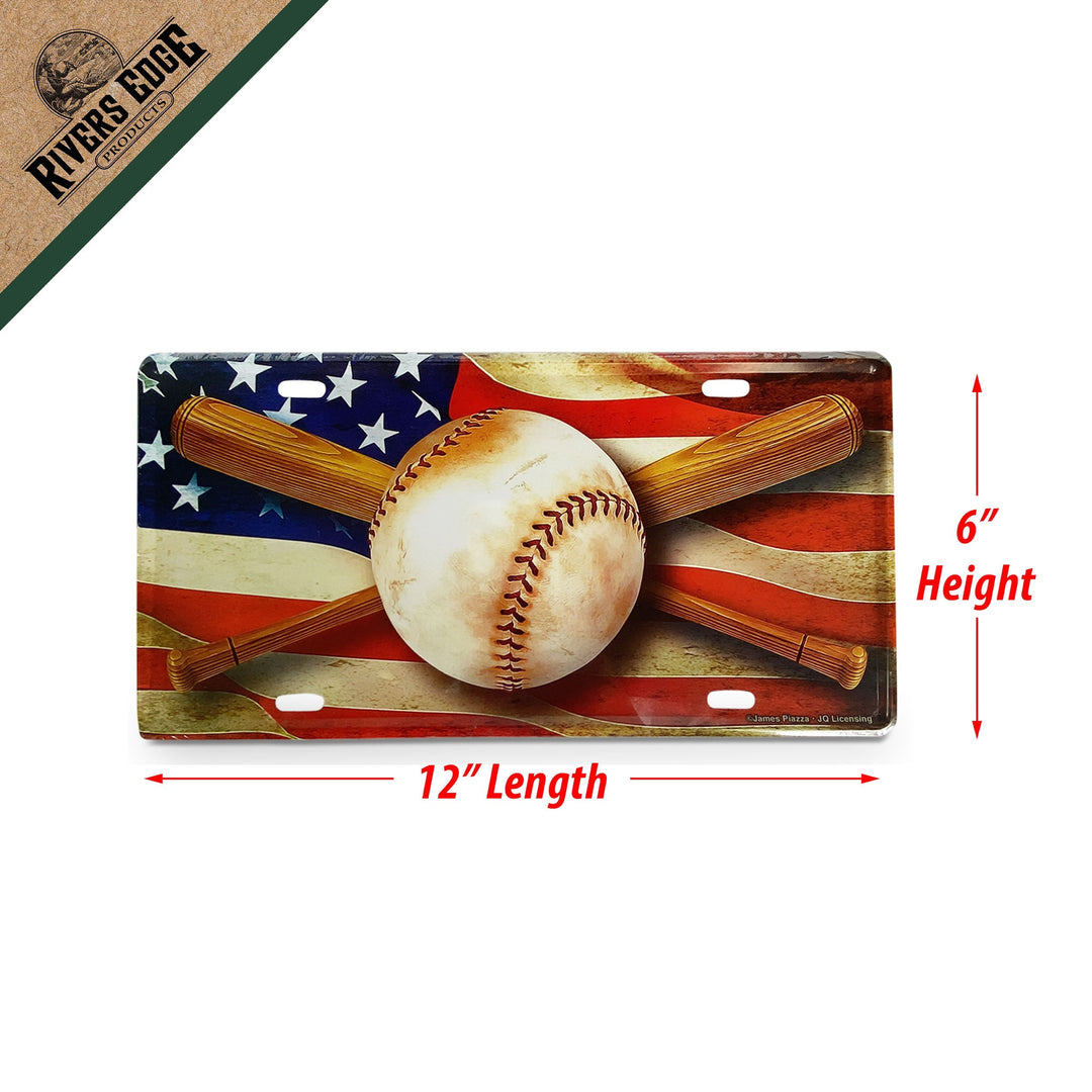 Vanity License Plate 12in x 6in - American Baseball