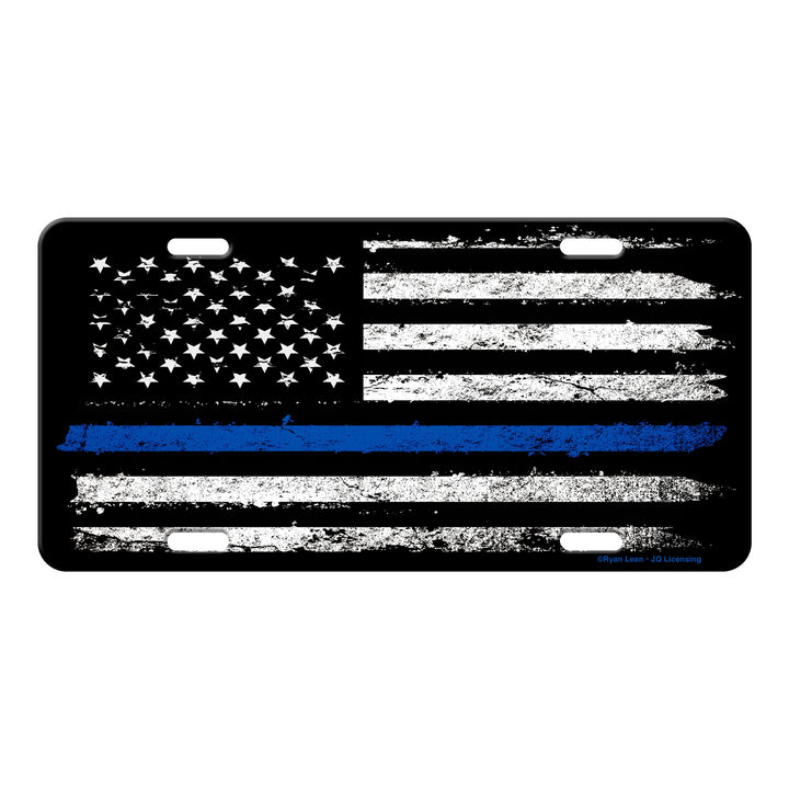 Vanity License Plate 12in x 6in - American Blue Line