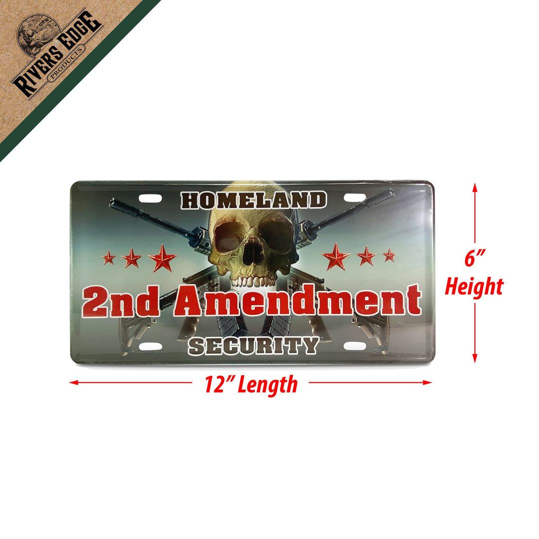 Vanity License Plate 12in x 6in - 2nd Amendment