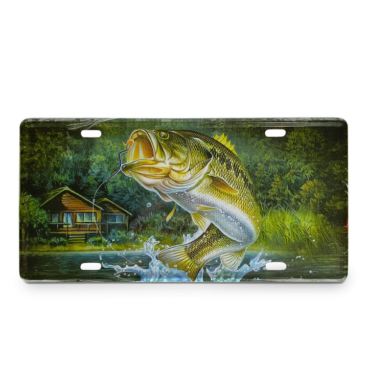 Vanity License Plate 12in x 6in - Bass