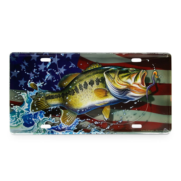 Vanity License Plate 12in x 6in - Bass American