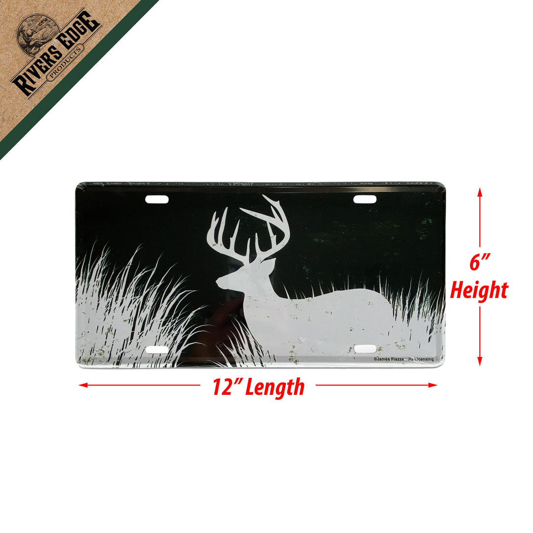 Vanity License Plate 12in x 6in - Deer Silhouette