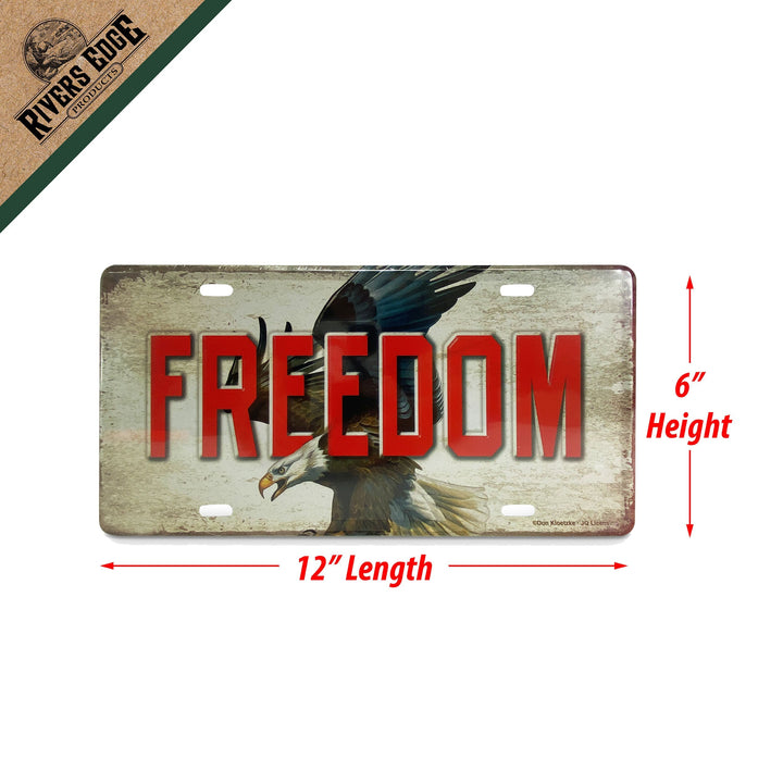 Vanity License Plate 12in x 6in - Eagle Freedom