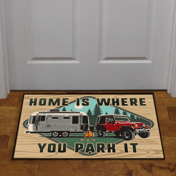 Door Mat Rubber 26in x 17in - Home Park