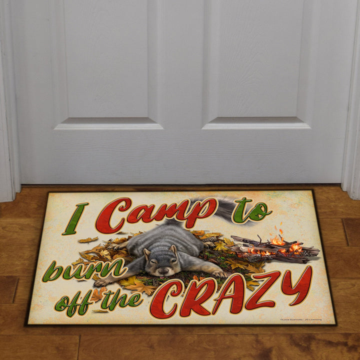 Door Mat Rubber 26in x 17in - Burn Crazy