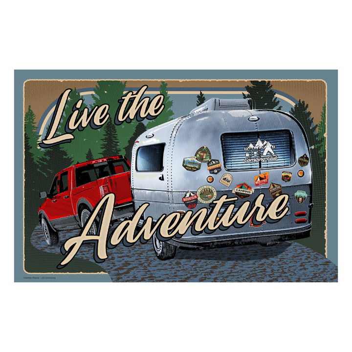 Door Mat Rubber 26in x 17in - Live Adventure