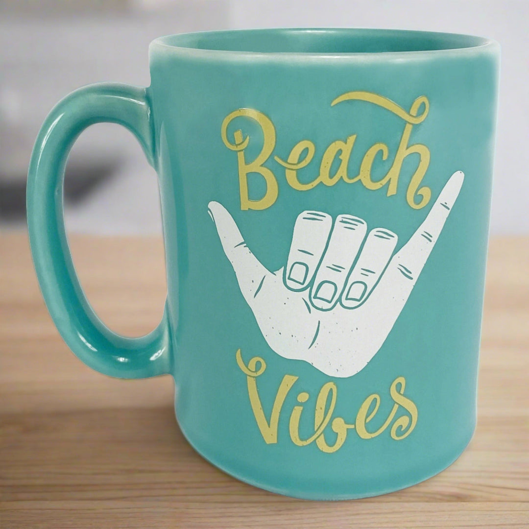 Ceramic Mug 16oz - Beach Vibes