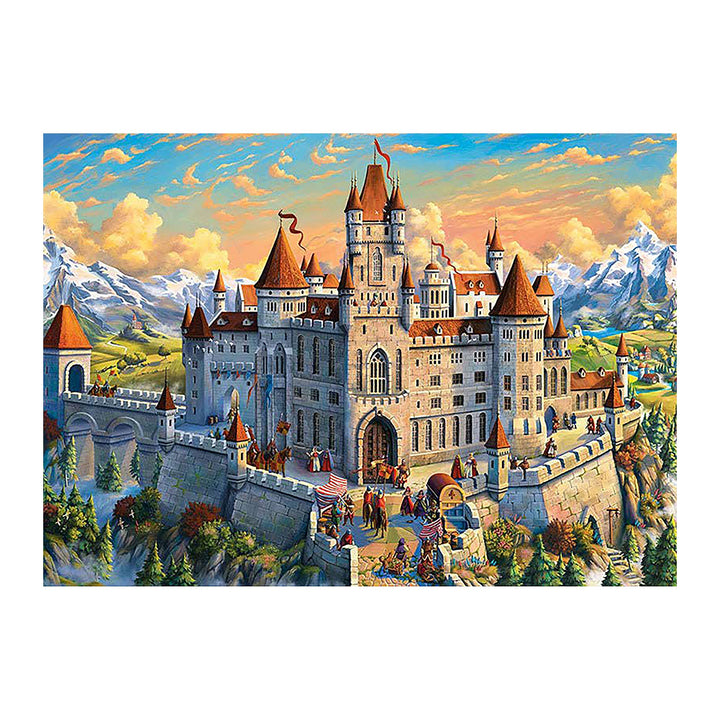 Jigsaw Puzzle in Tin 1000-Piece - Old Castle