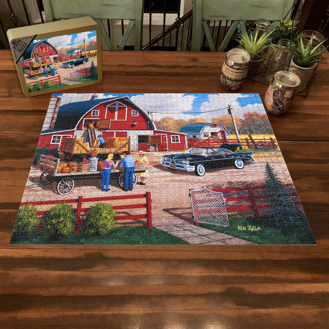 Jigsaw Puzzle in Tin 1000-Piece - Season of Plenty