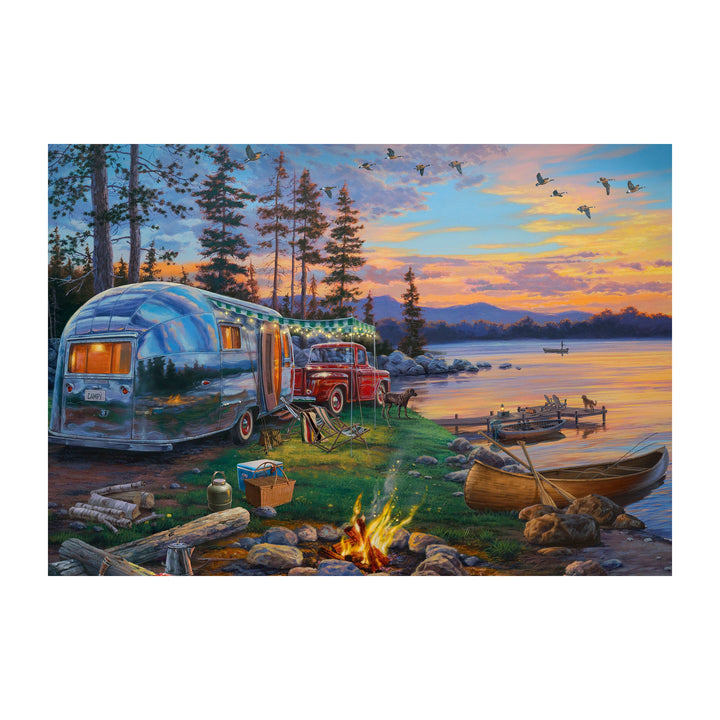 LED Art 24in x 16in - Camper/Truck Campsite