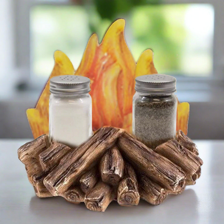 Salt and Pepper Shakers - Campfire