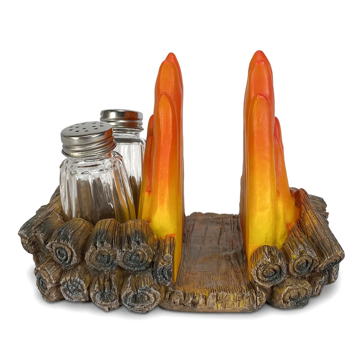 Salt and Pepper Shakers - Campfire